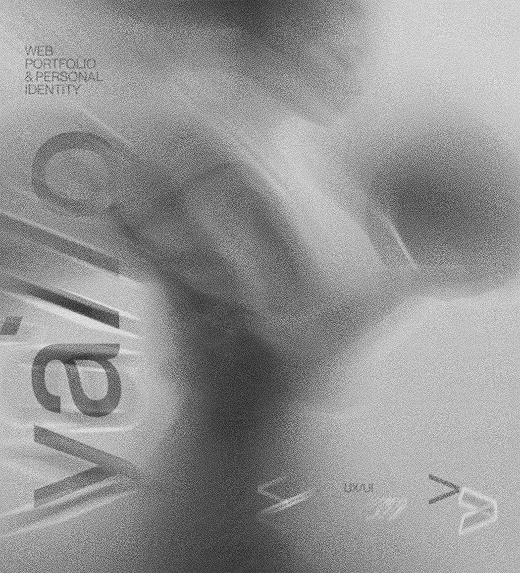 Yallo project cover with abstract blurred silhouette and layered motion effect